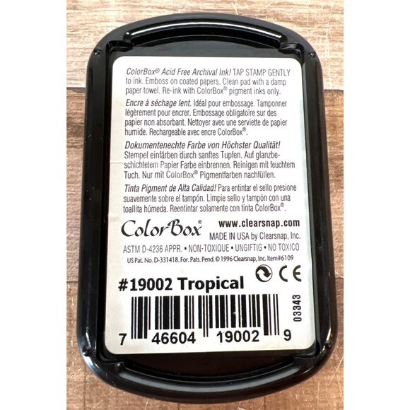 ColorBox Stamp Pad Acid Free Archival Ink Craft Scrapbooking Multi Color - Picture 2 of 3